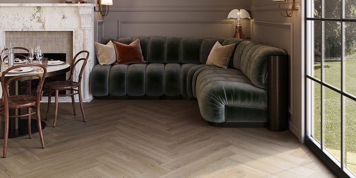 Divine Oak Herringbone
