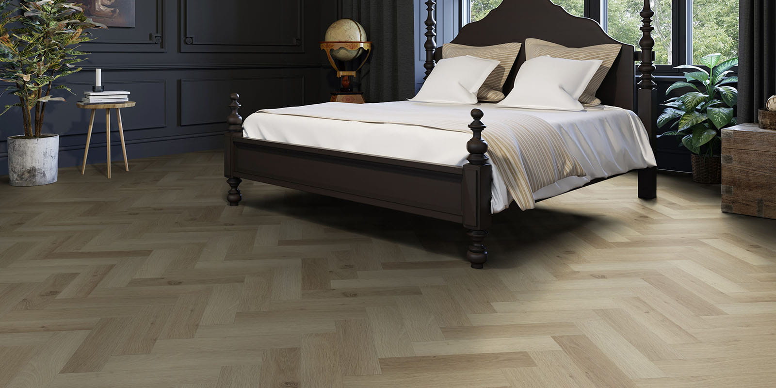 Luksusowe podłogi winylowe Invictus® - Highland Oak - Classic - Bed