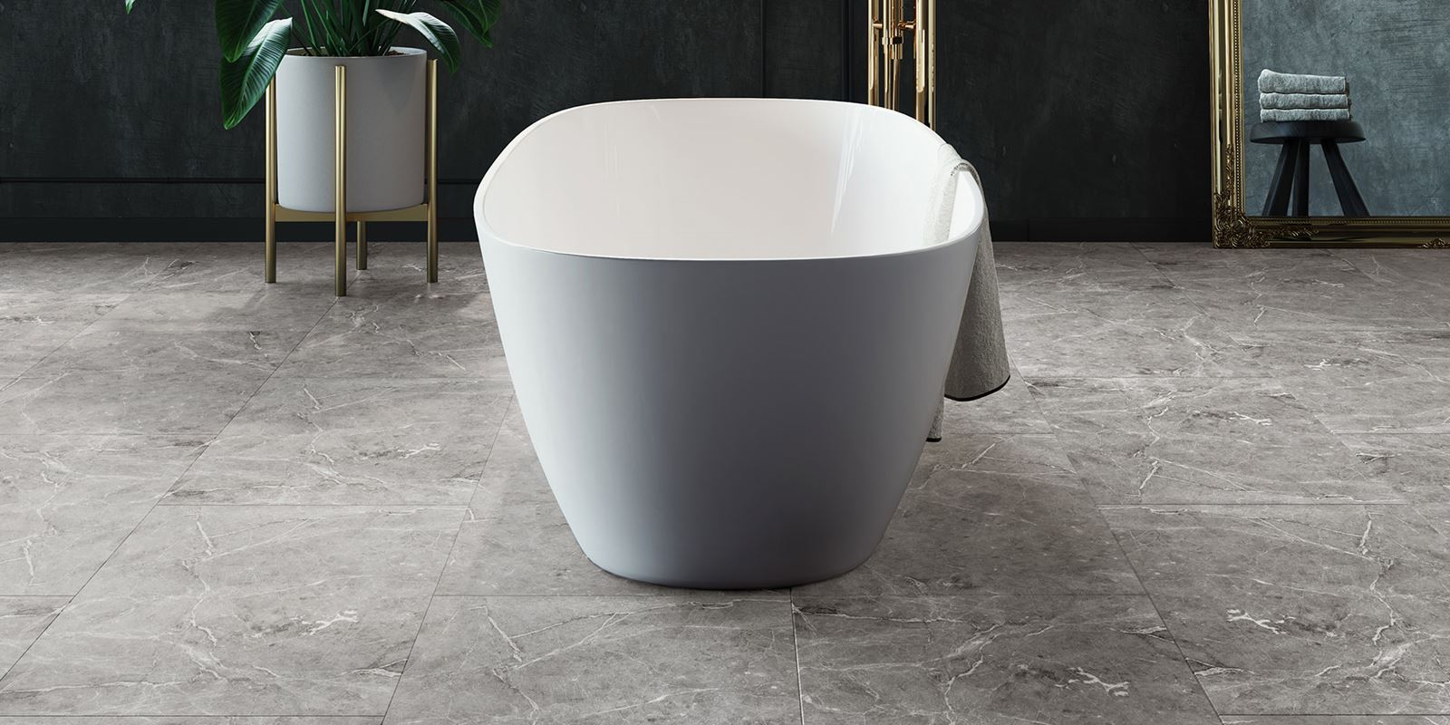 Home - Hudson Stone - Silver - Wetroom