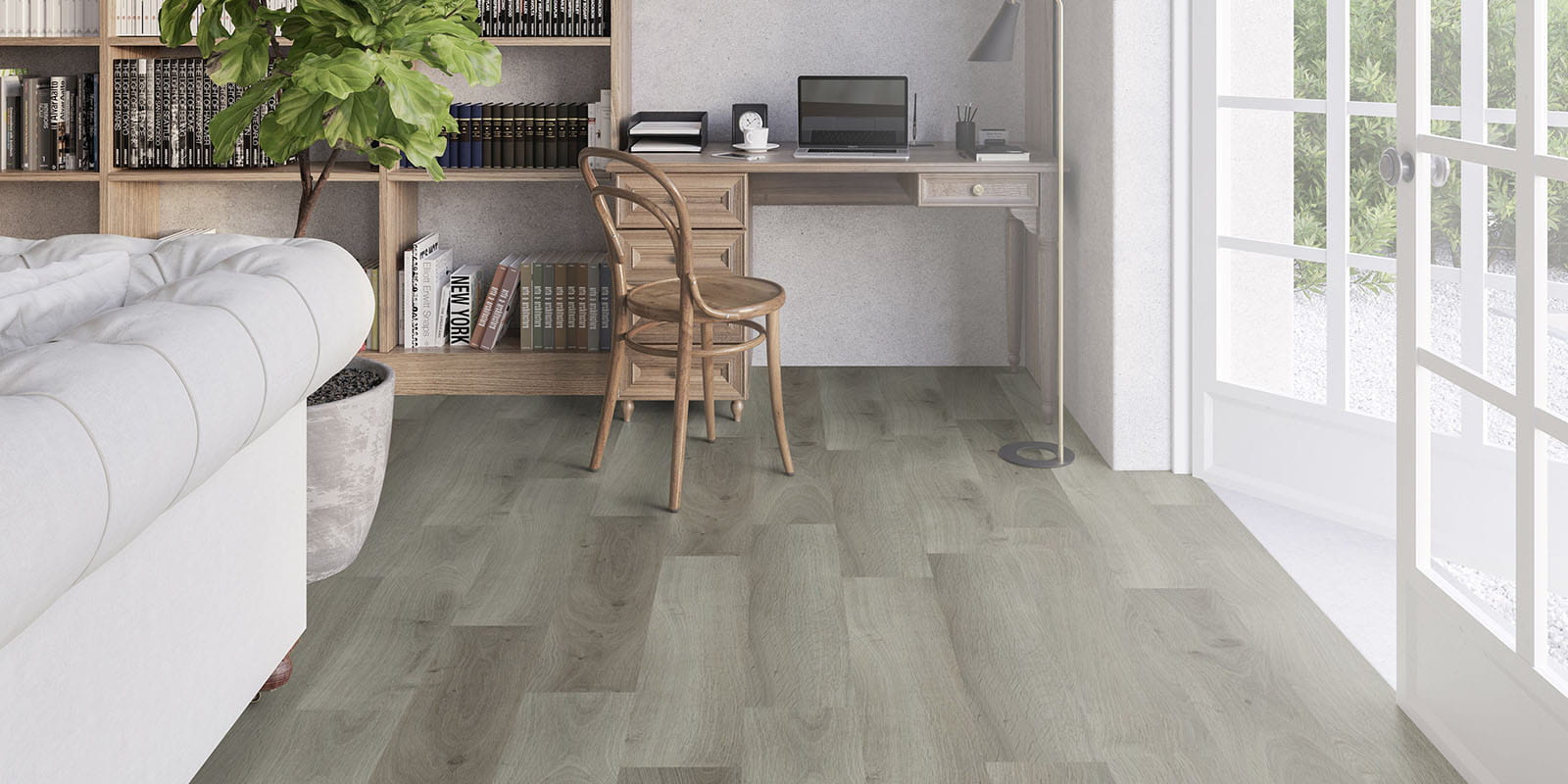 Invictus® sol vinyle de luxe - Highland Oak - Frosted - Office